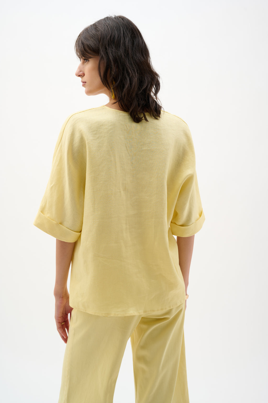 Blouses korte mouw geel Joseph Ribkoff
