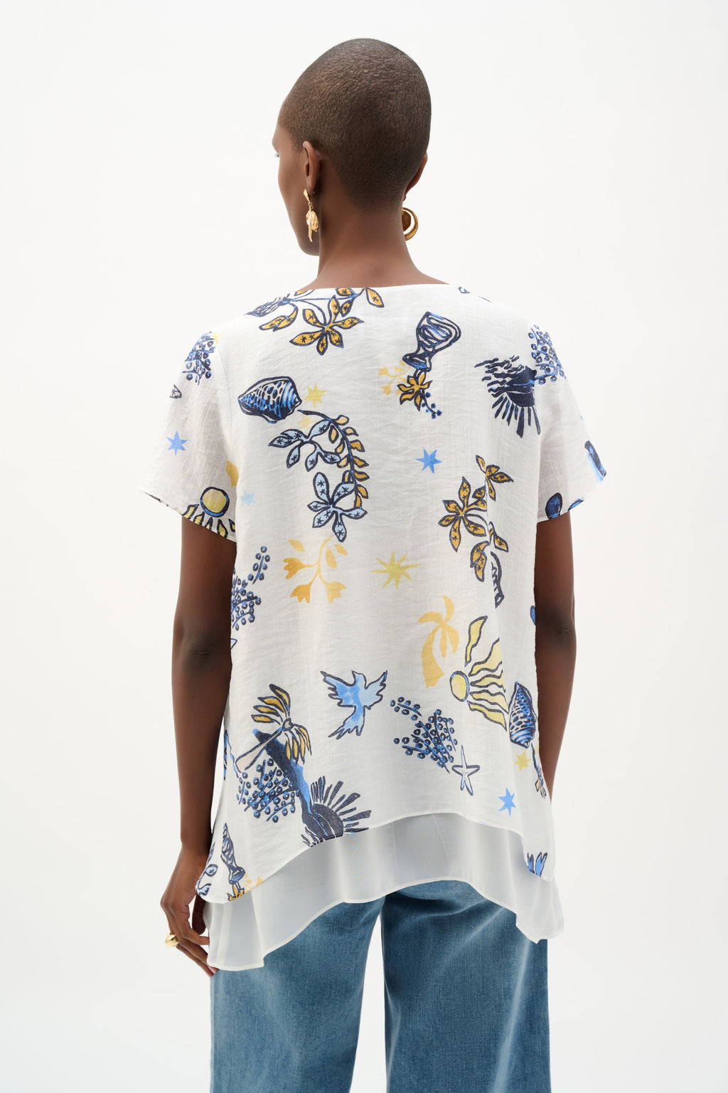 Blouses korte mouw multicolor Joseph Ribkoff