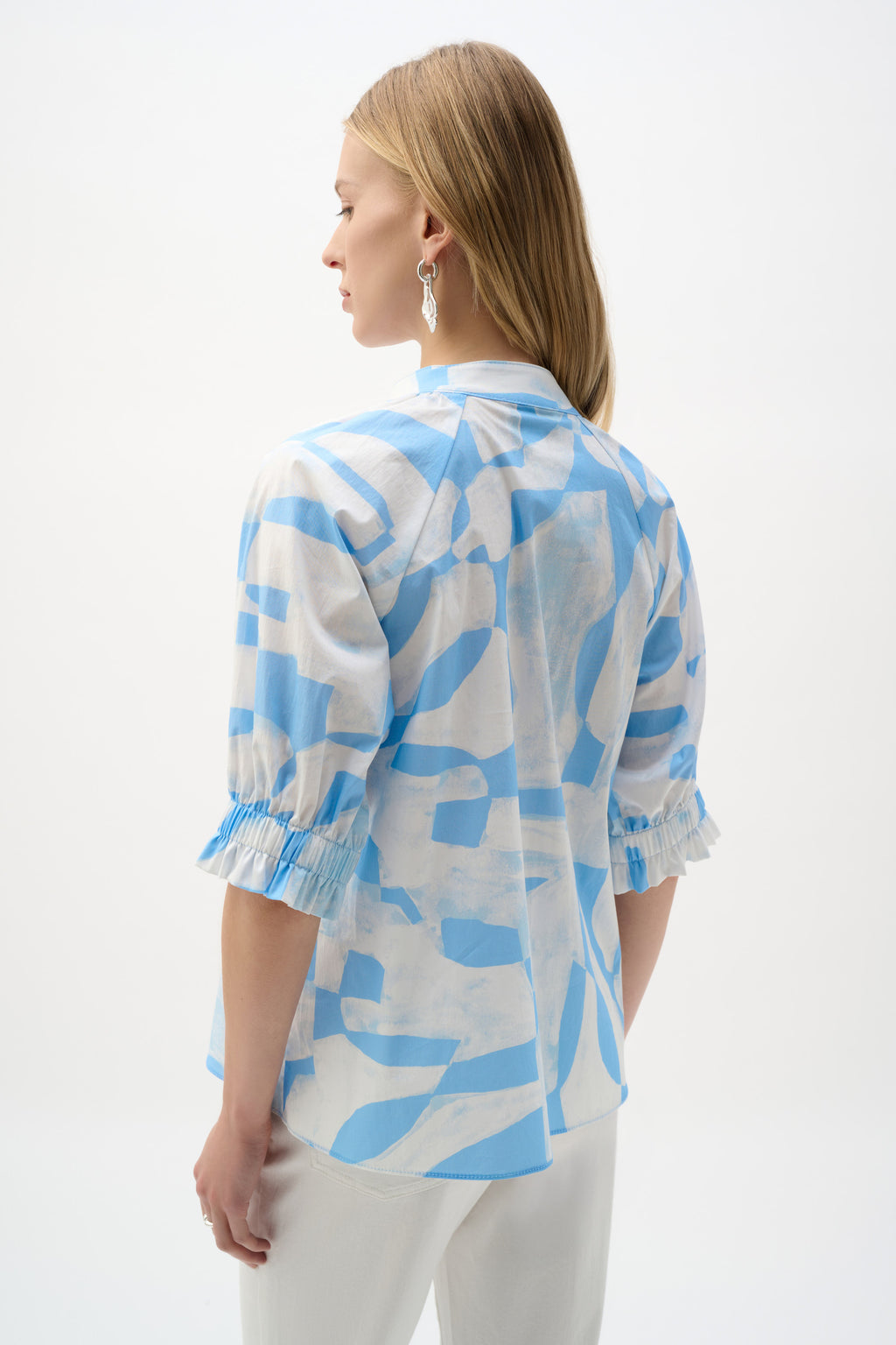 Blouses korte mouw blauw Joseph Ribkoff