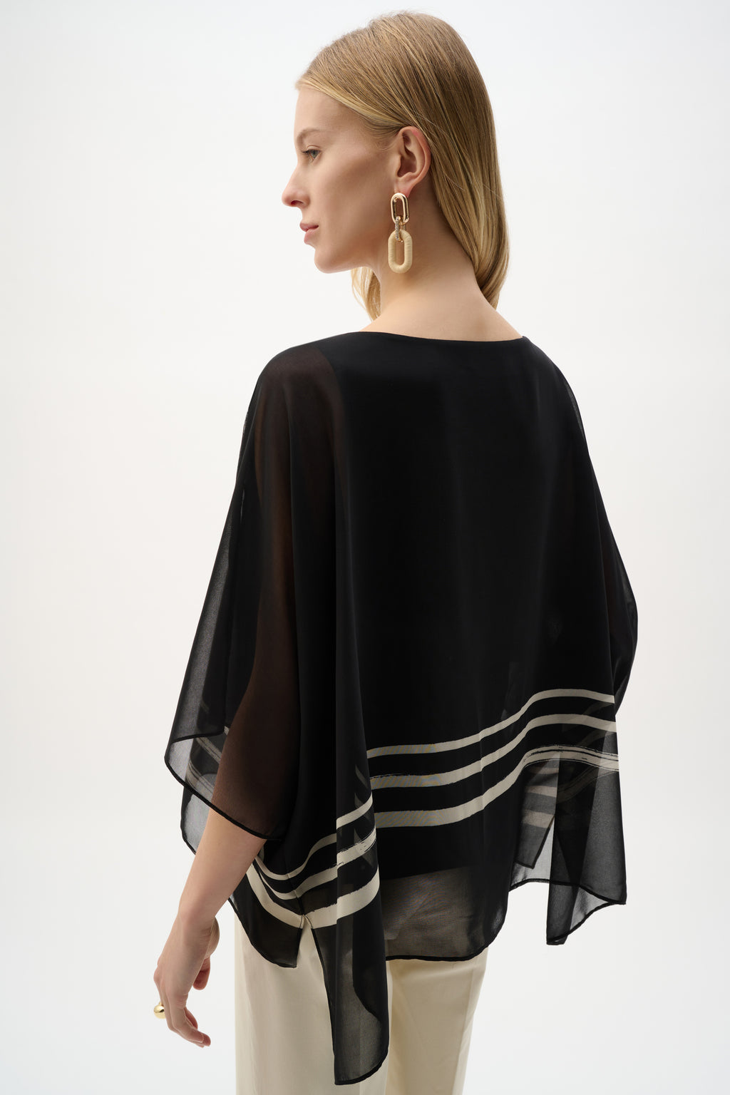 Blouses korte mouw zwart Joseph Ribkoff
