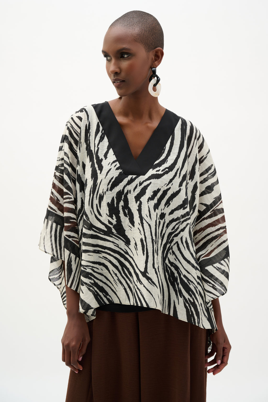 Blouses lange mouw beige Joseph Ribkoff