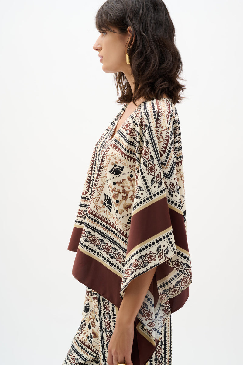 Blouses lange mouw beige Joseph Ribkoff