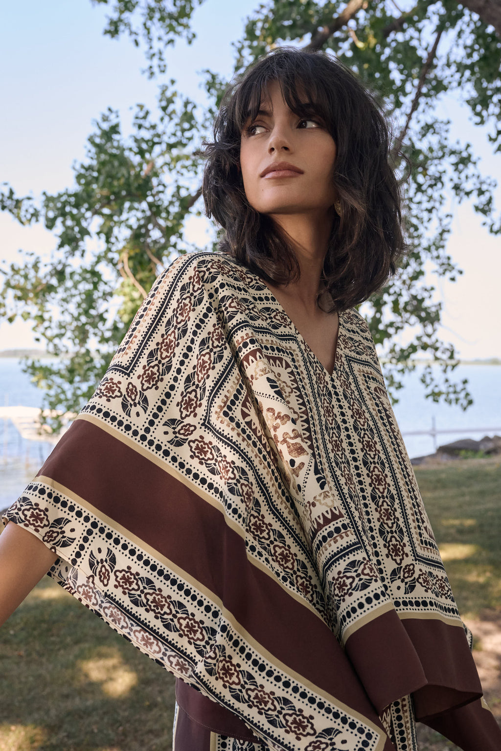 Blouses lange mouw beige Joseph Ribkoff