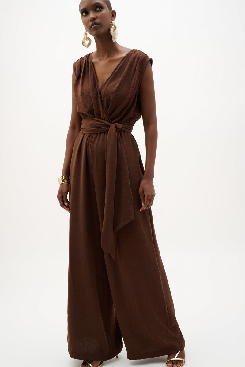 Jumpsuits zonder mouw bruin Joseph Ribkoff