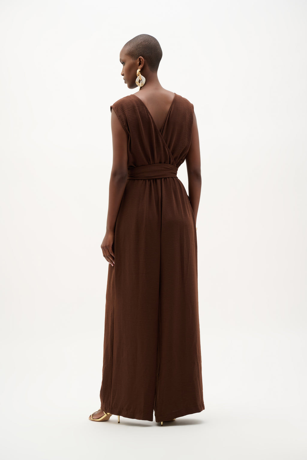 Jumpsuits zonder mouw bruin Joseph Ribkoff