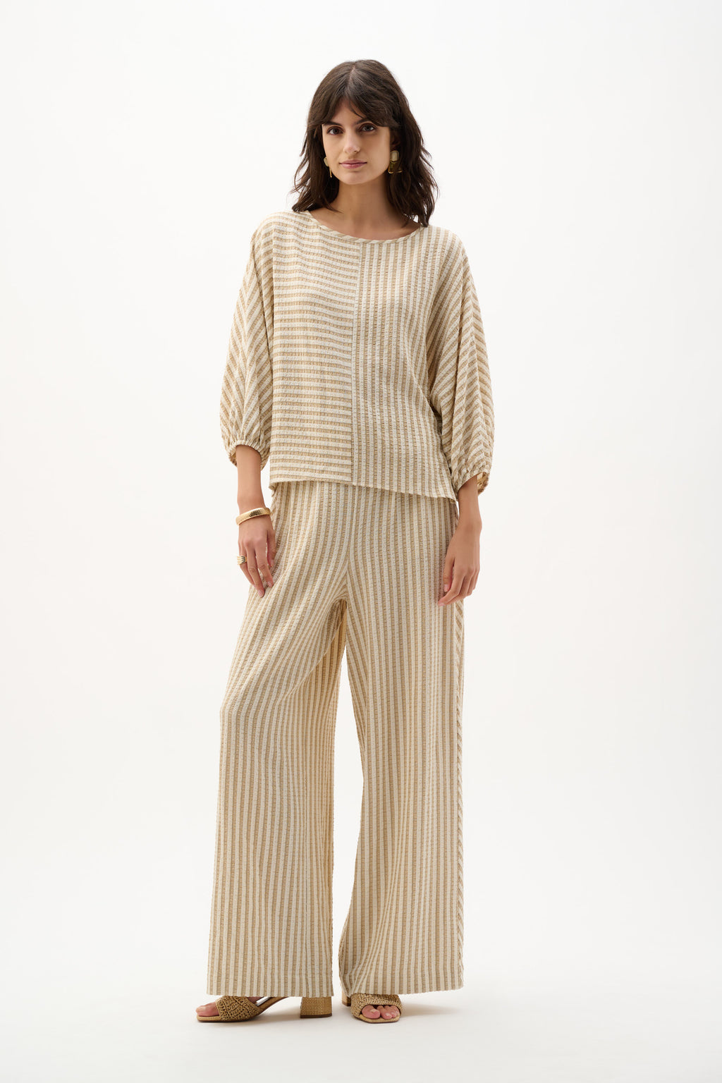 Blouses lange mouw beige Joseph Ribkoff