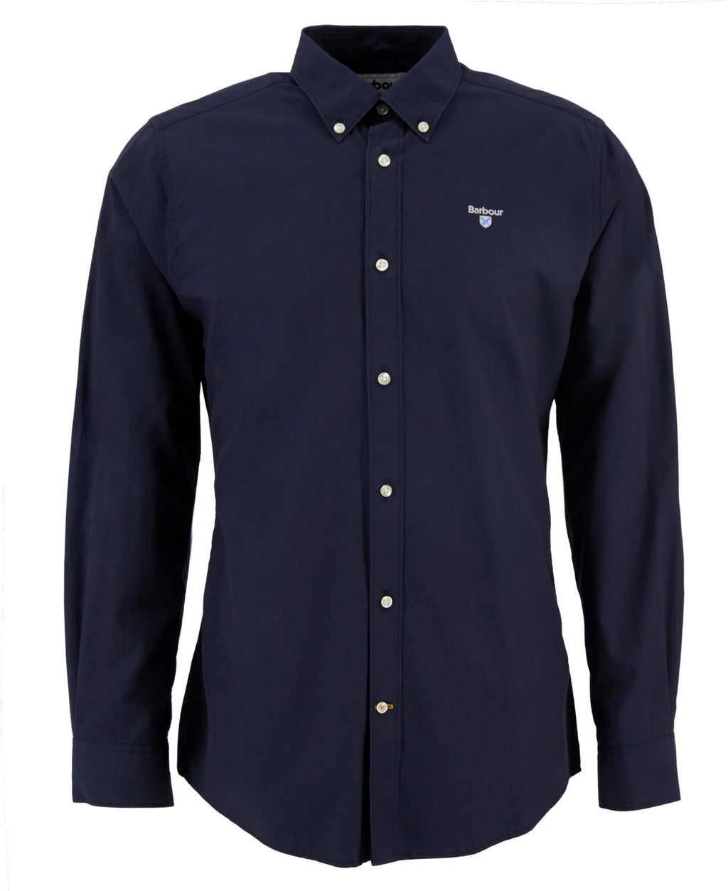 Hemden lange mouw navy Barbour