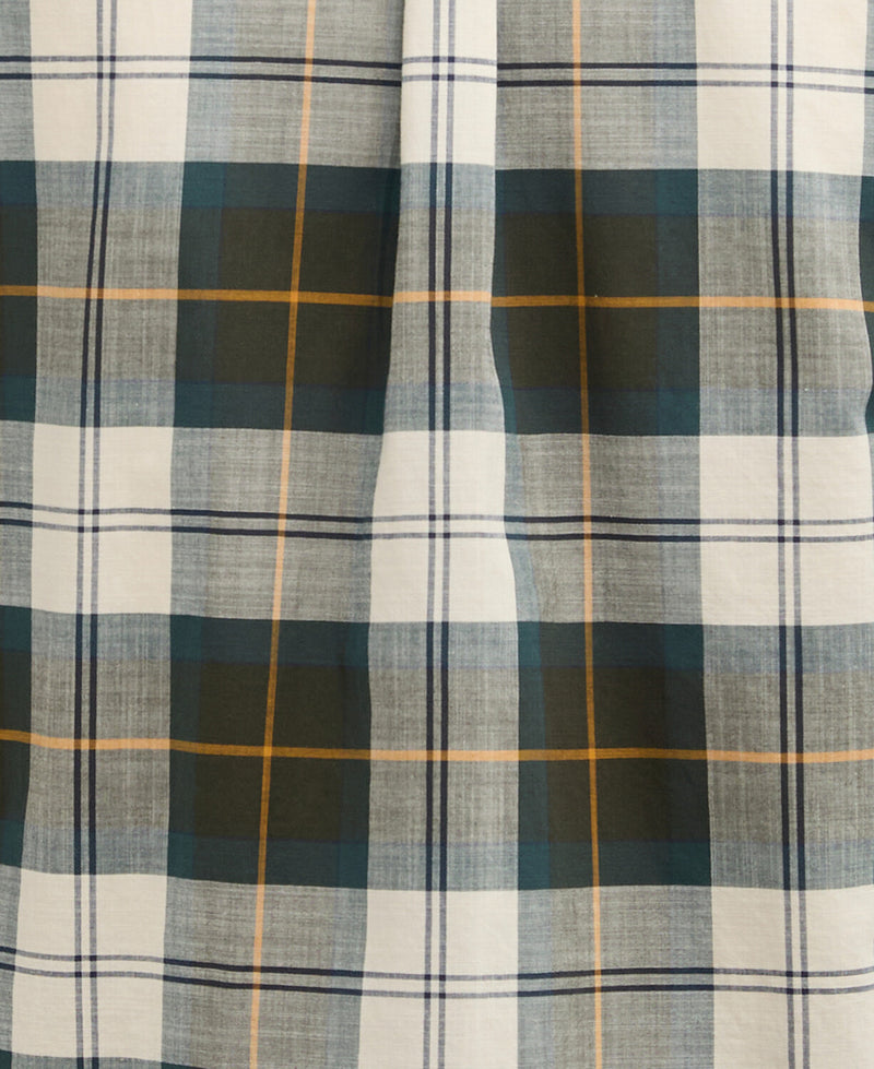 Hemden korte mouw blauw Barbour