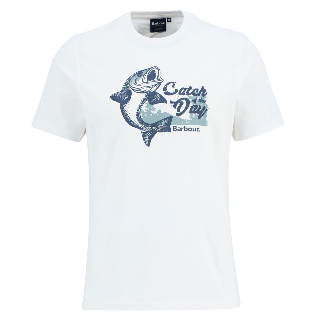 T-shirts korte mouw wit Barbour