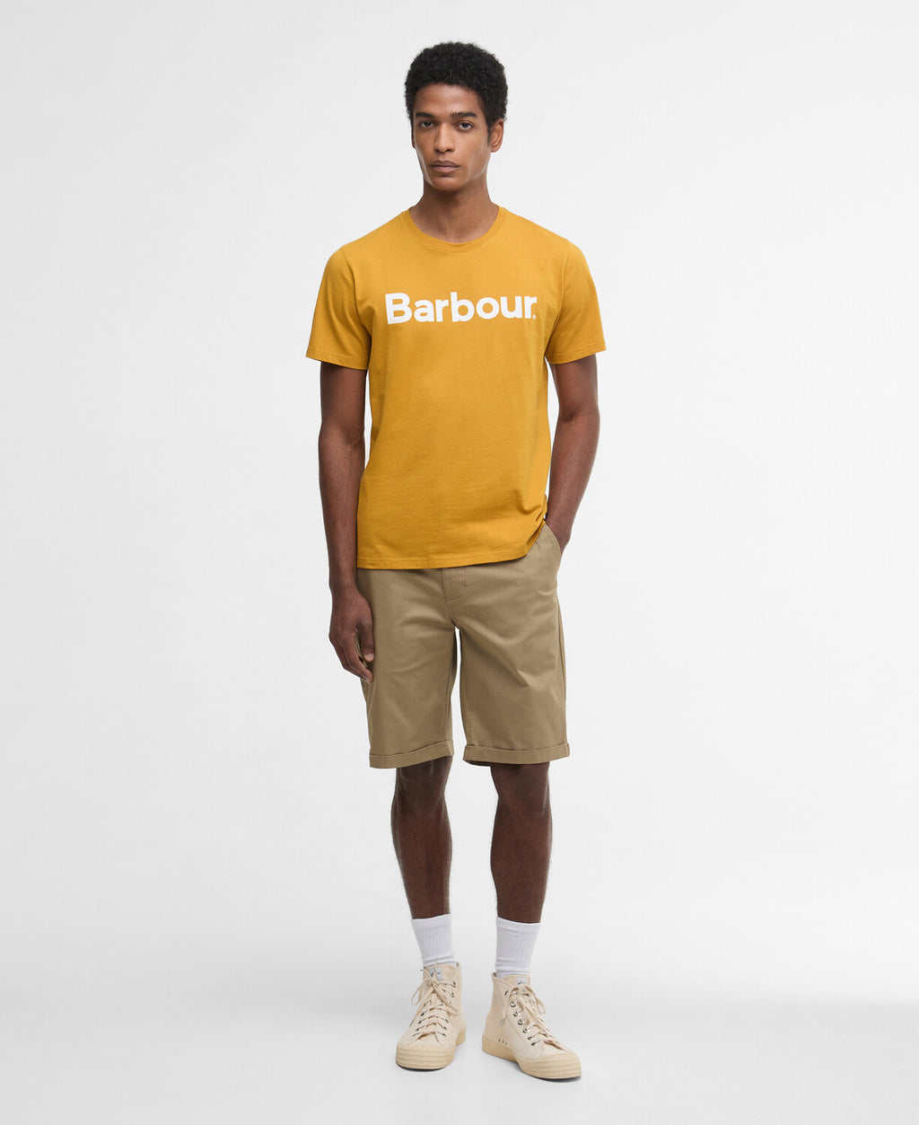 Shorten groen Barbour