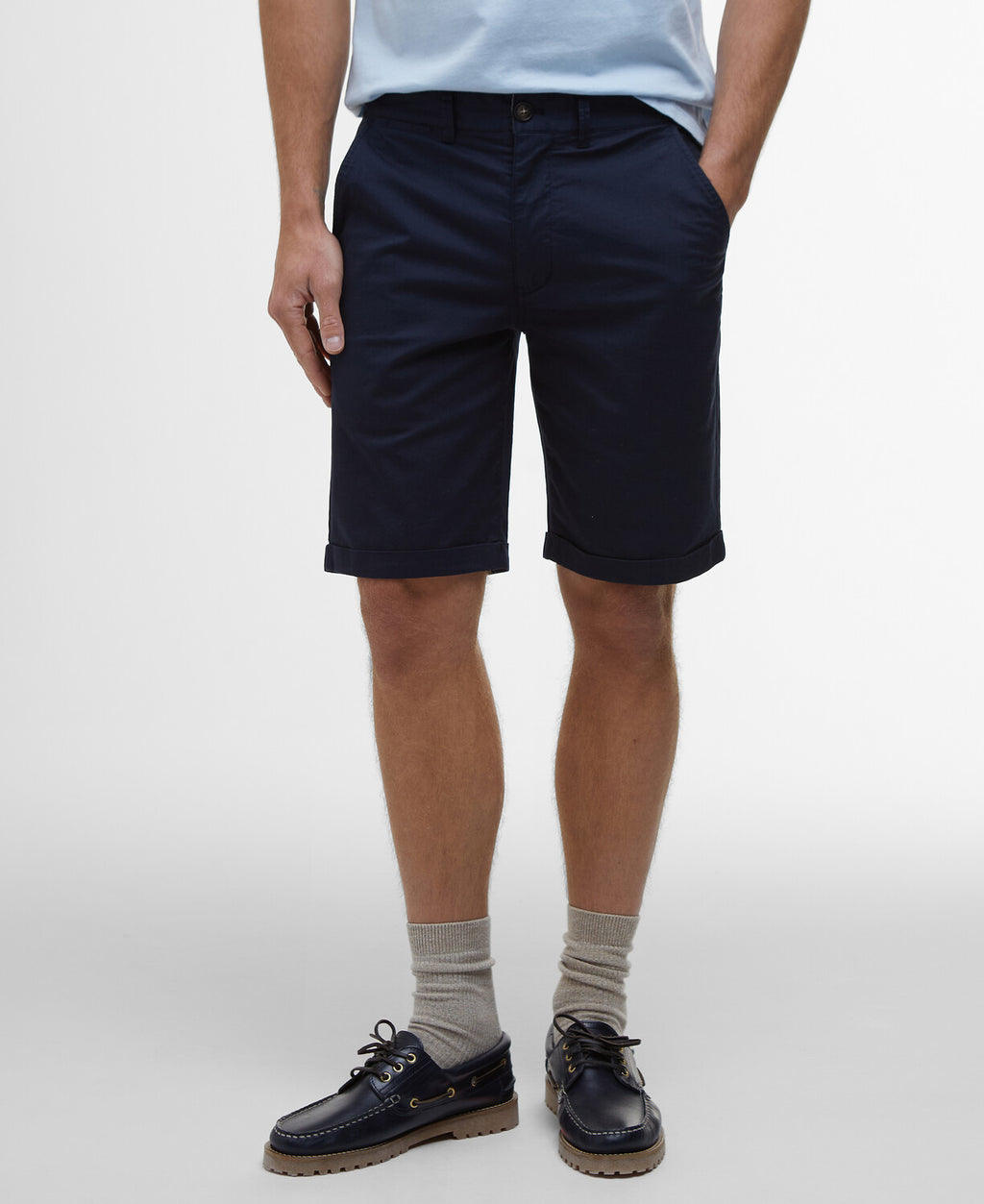 Shorten navy Barbour