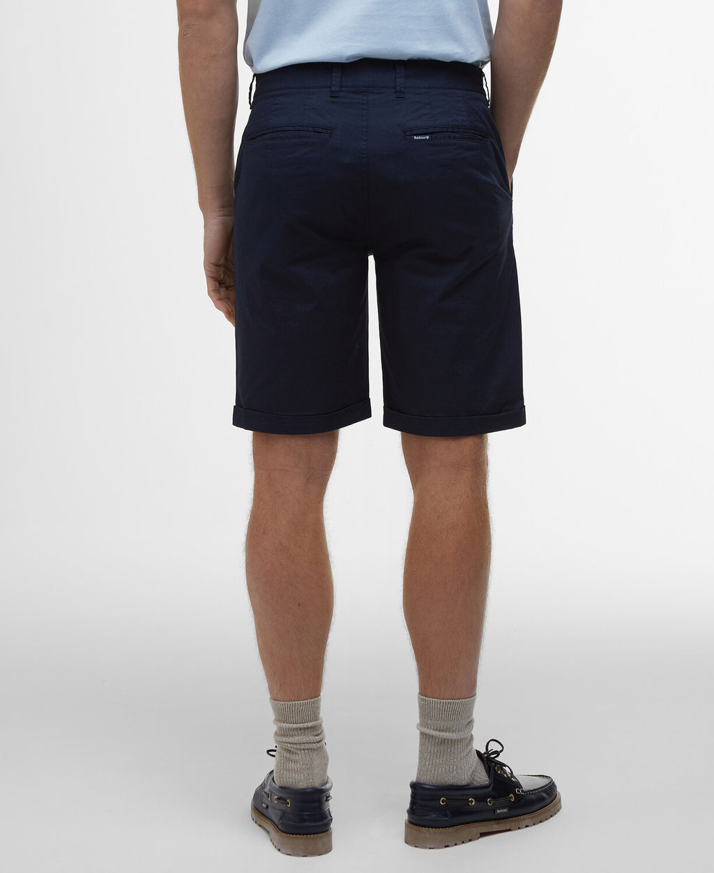 Shorten navy Barbour