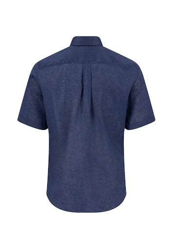 Hemden korte mouw navy Fynch-Hatton