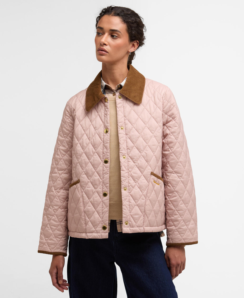 Jassen roze Barbour
