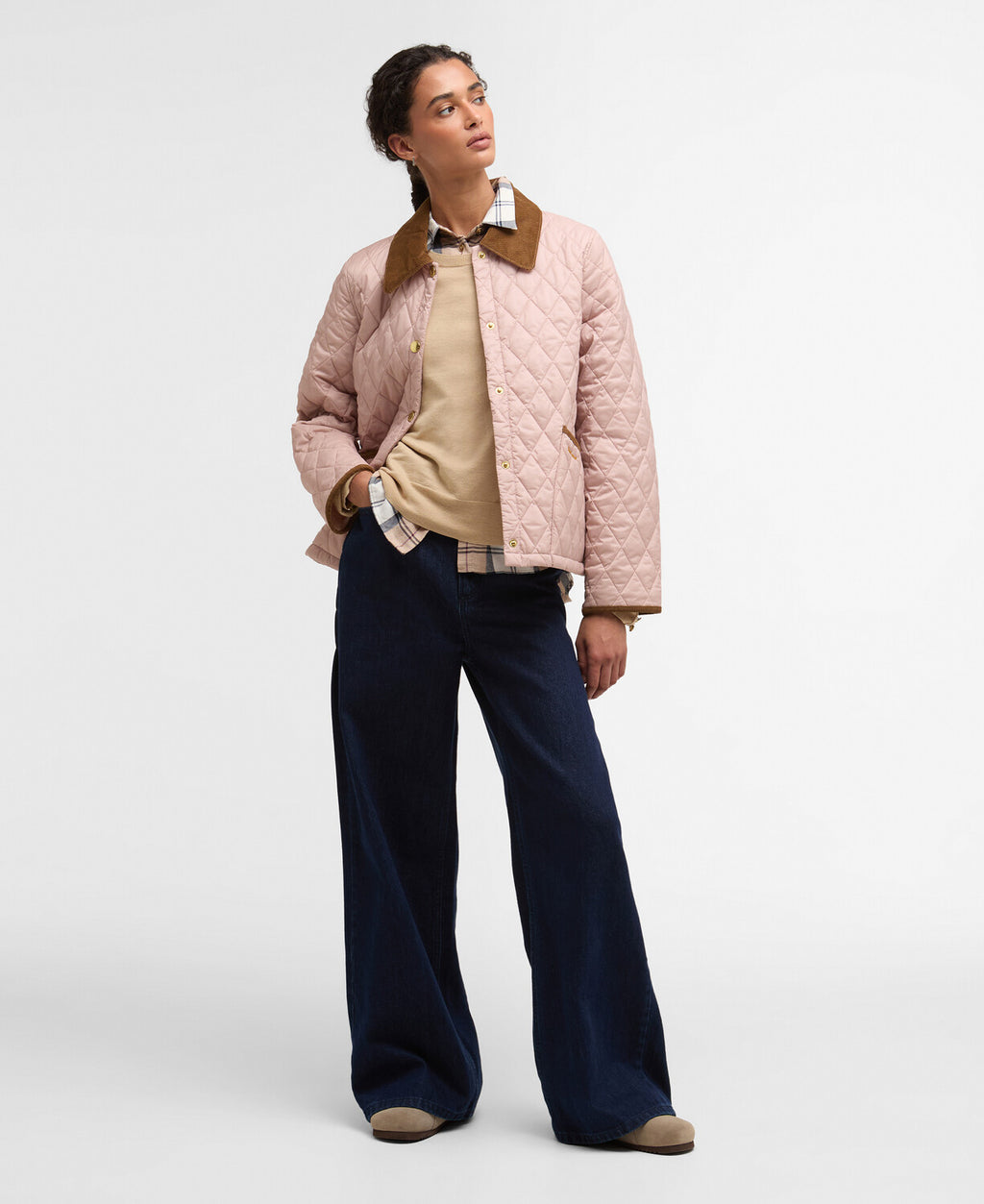Jassen roze Barbour