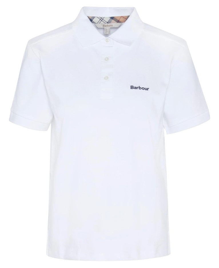 Polo's korte mouw wit Barbour