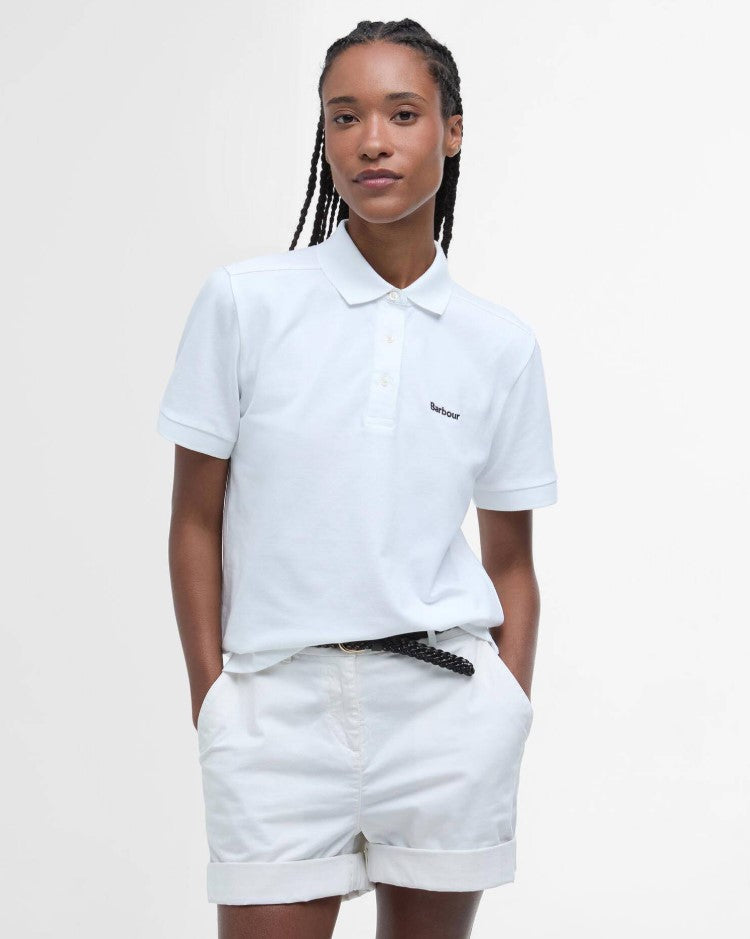 Polo's korte mouw wit Barbour
