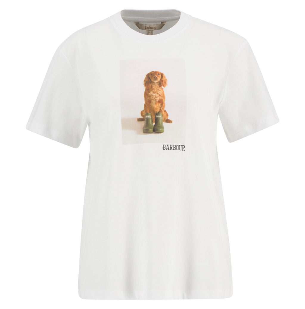 T-shirts korte mouw wit Barbour