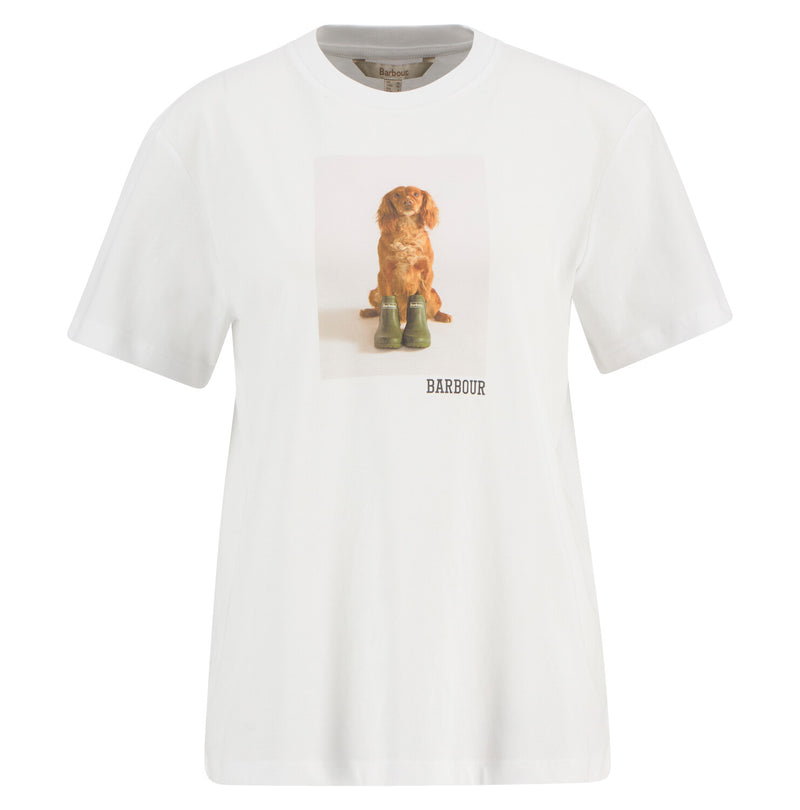 T-shirts korte mouw wit Barbour