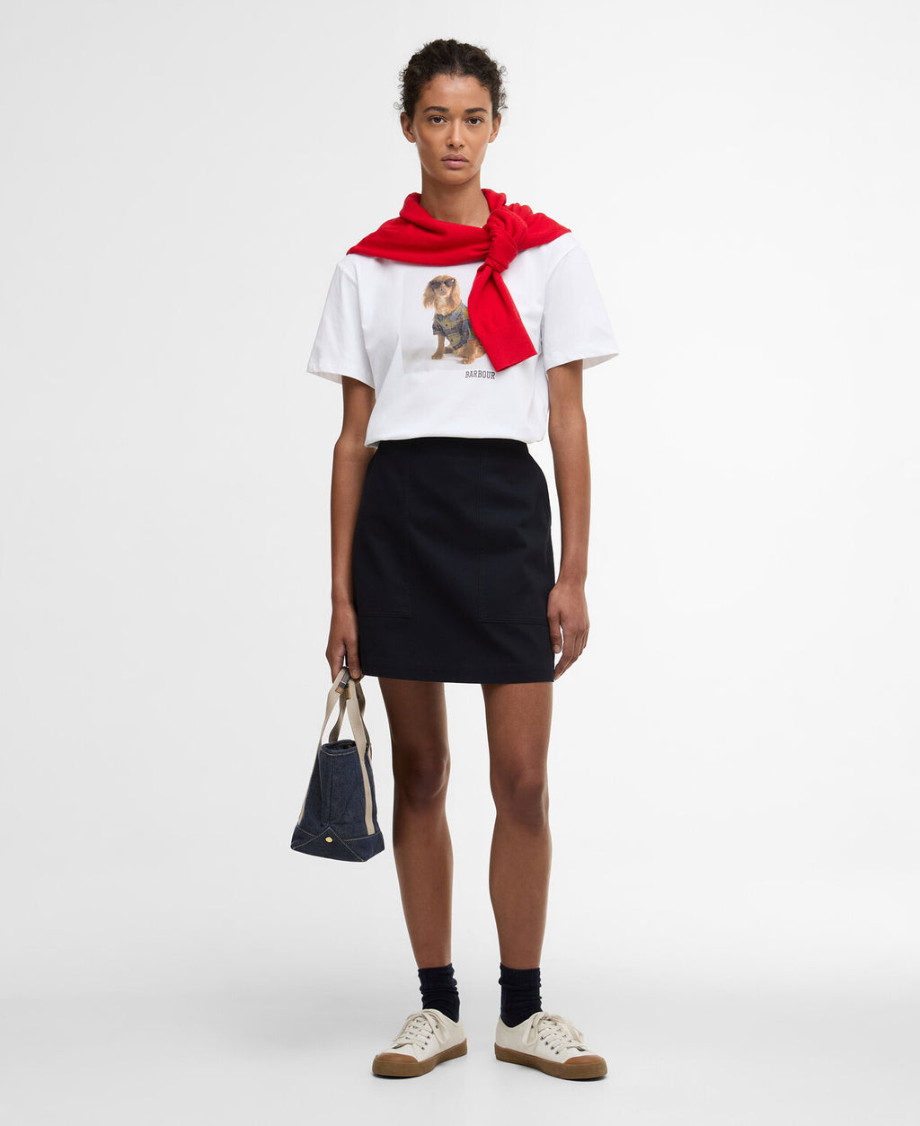 T-shirts korte mouw wit Barbour