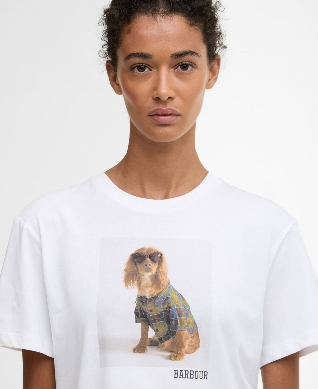 T-shirts korte mouw wit Barbour