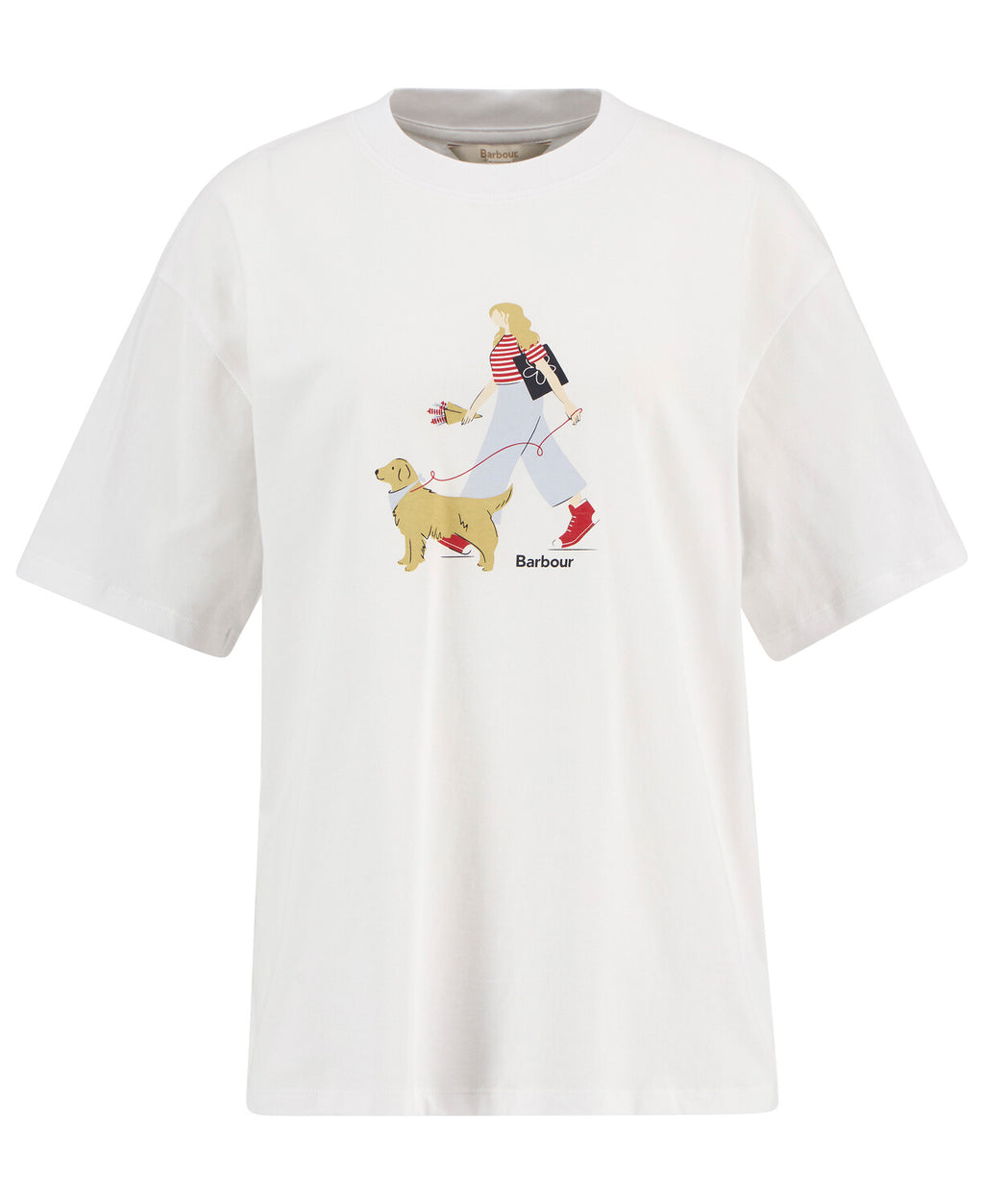 T-shirts korte mouw wit Barbour