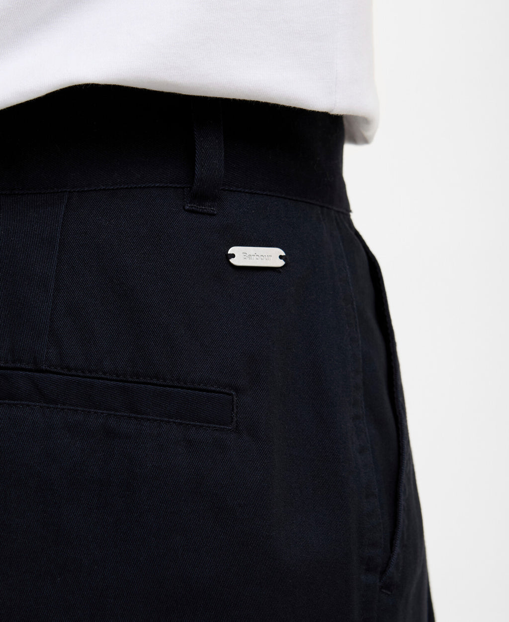 Shorten navy Barbour