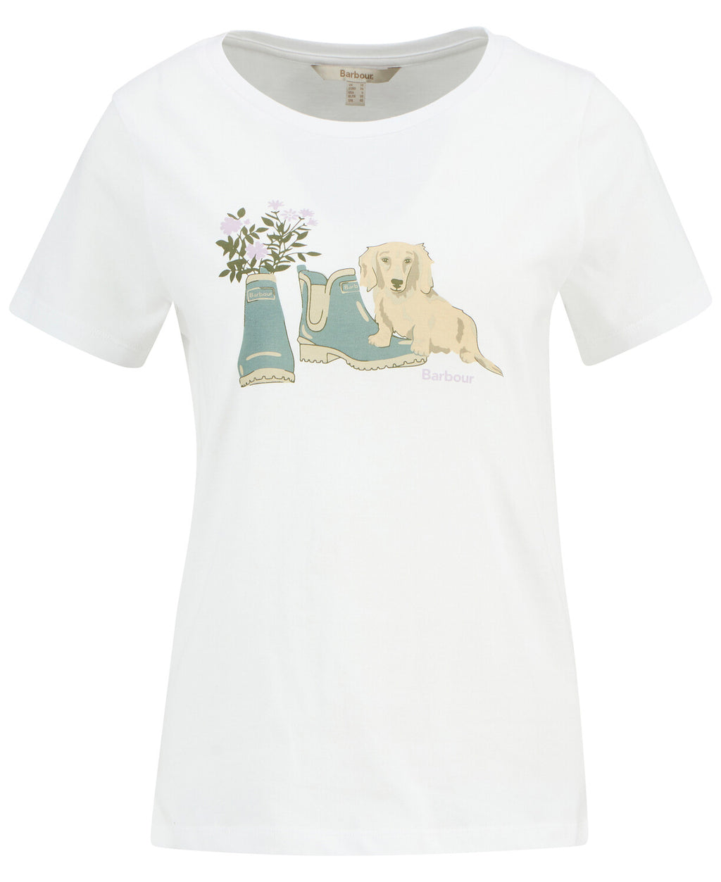 T-shirts korte mouw wit Barbour