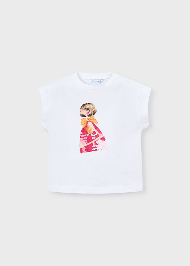 T-shirts korte mouw wit Mayoral