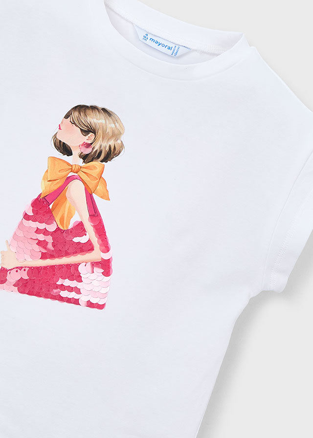 T-shirts korte mouw wit Mayoral