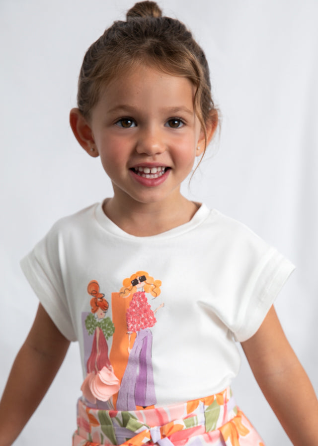 T-shirts korte mouw wit Mayoral