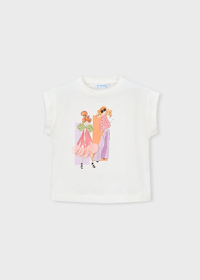 T-shirts korte mouw wit Mayoral