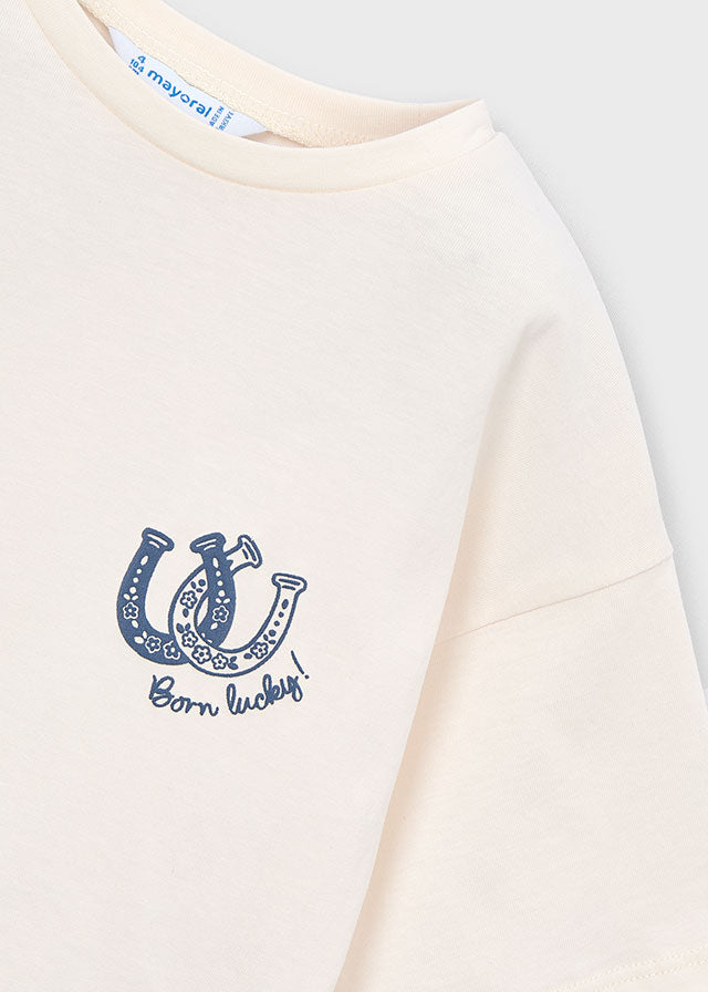 T-shirts korte mouw wit Mayoral