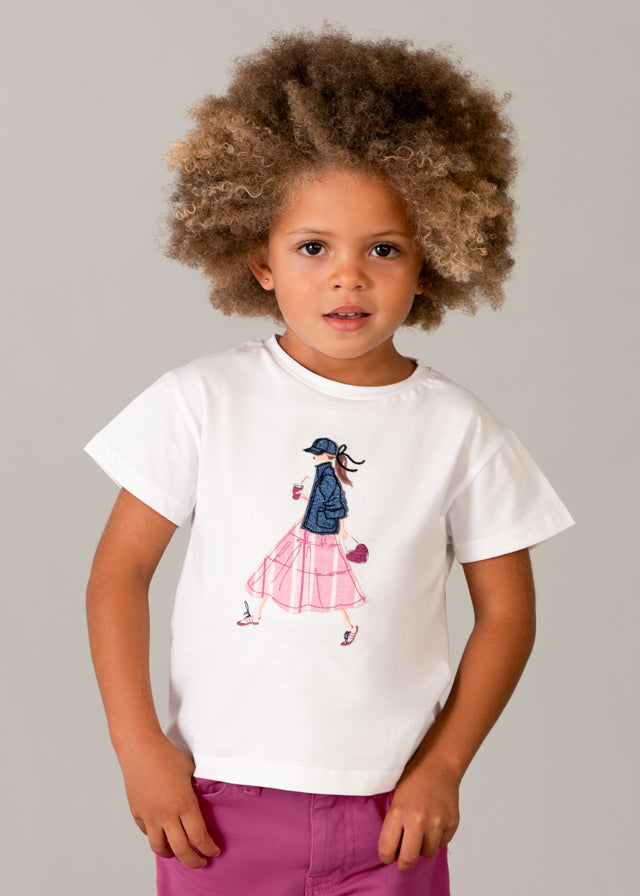 T-shirts korte mouw wit Mayoral