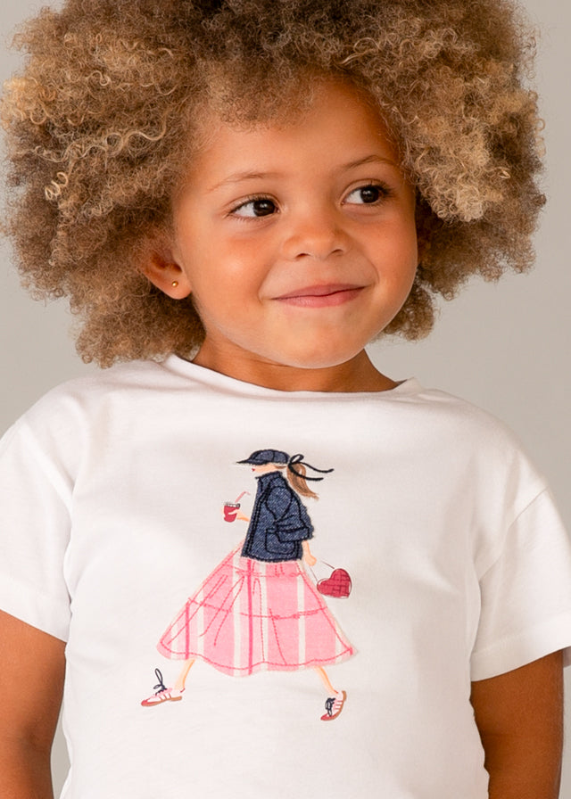 T-shirts korte mouw wit Mayoral