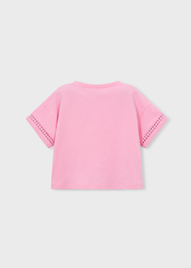 T-shirts korte mouw roze Mayoral