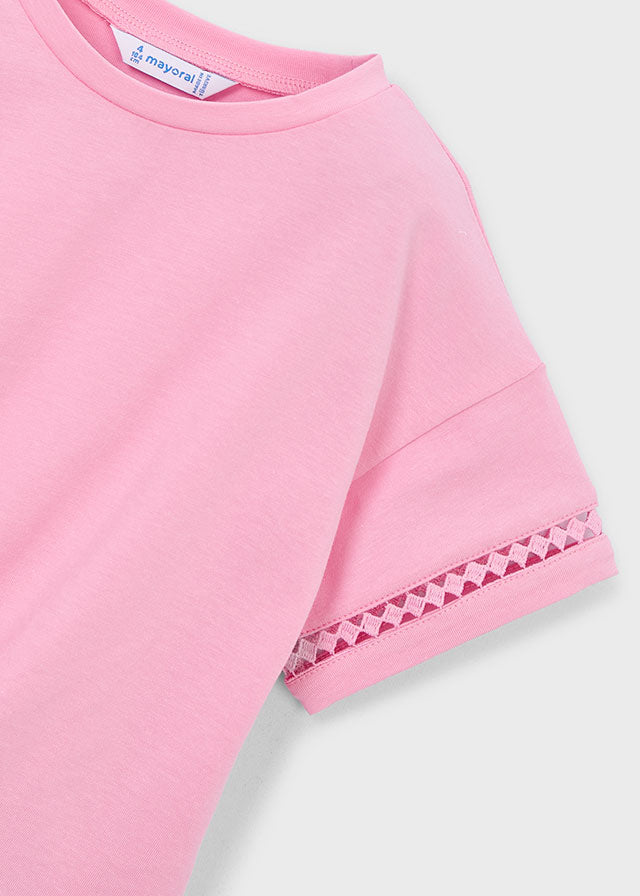T-shirts korte mouw roze Mayoral