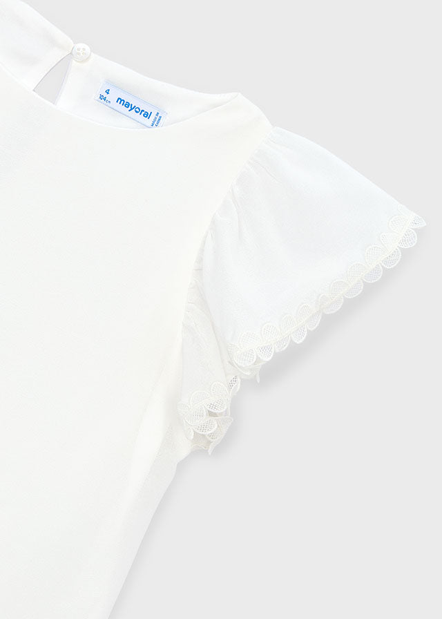 T-shirts korte mouw wit Mayoral