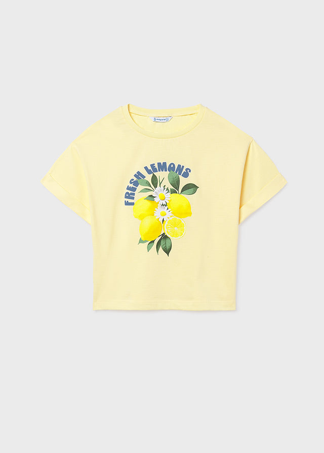 T-shirts korte mouw geel Mayoral