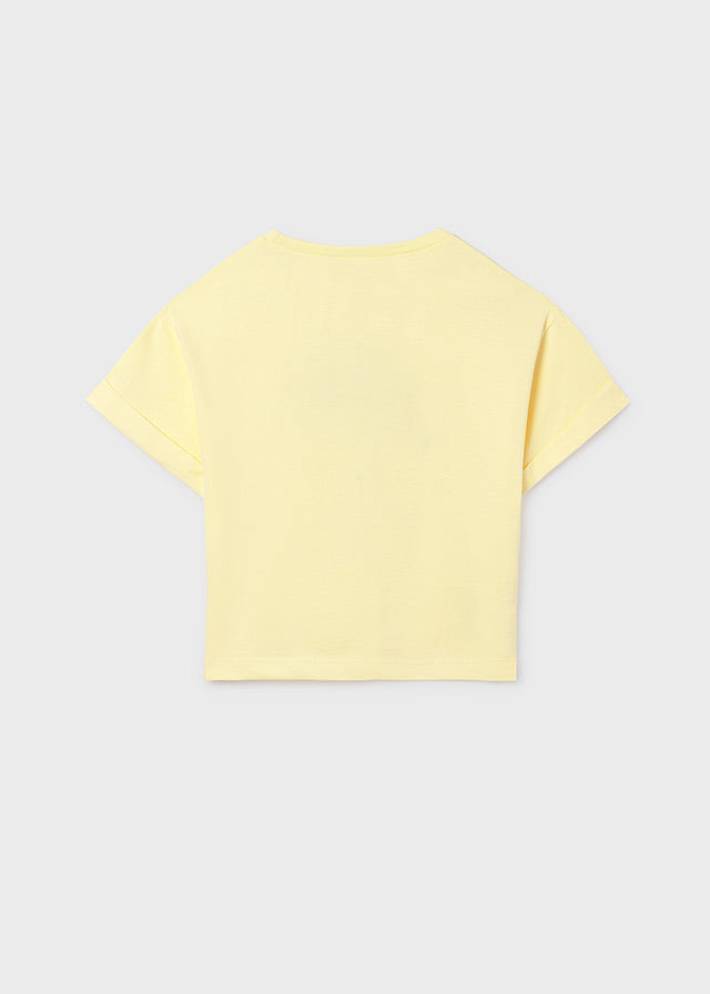T-shirts korte mouw geel Mayoral