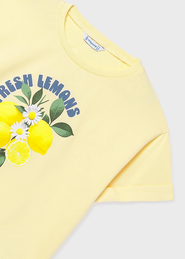 T-shirts korte mouw geel Mayoral