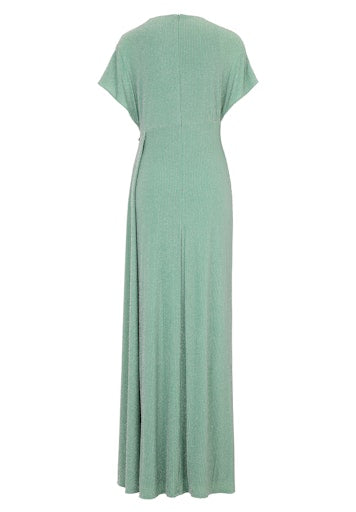 Jurken korte mouw groen Vera Mont