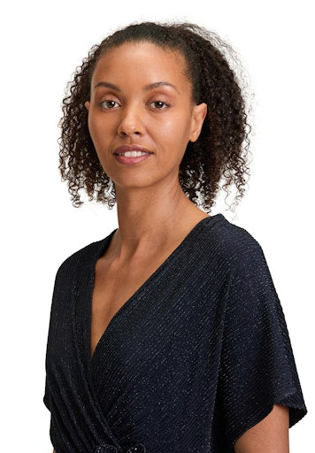 Jurken korte mouw multicolor Vera Mont