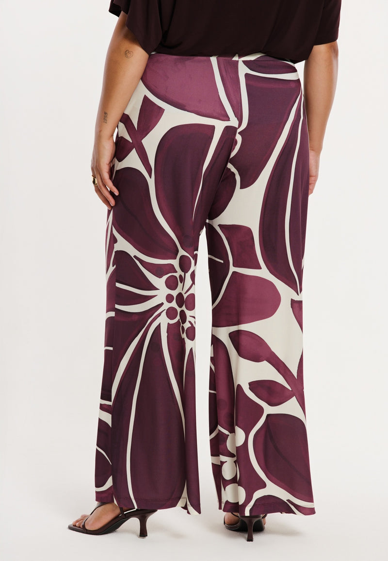 Broeken bordeaux Yoek