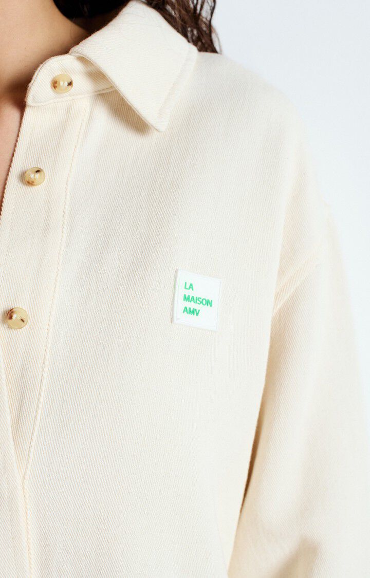 Blouses lange mouw beige American Vintage