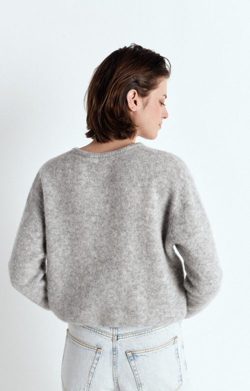 Cardigans grijs American Vintage