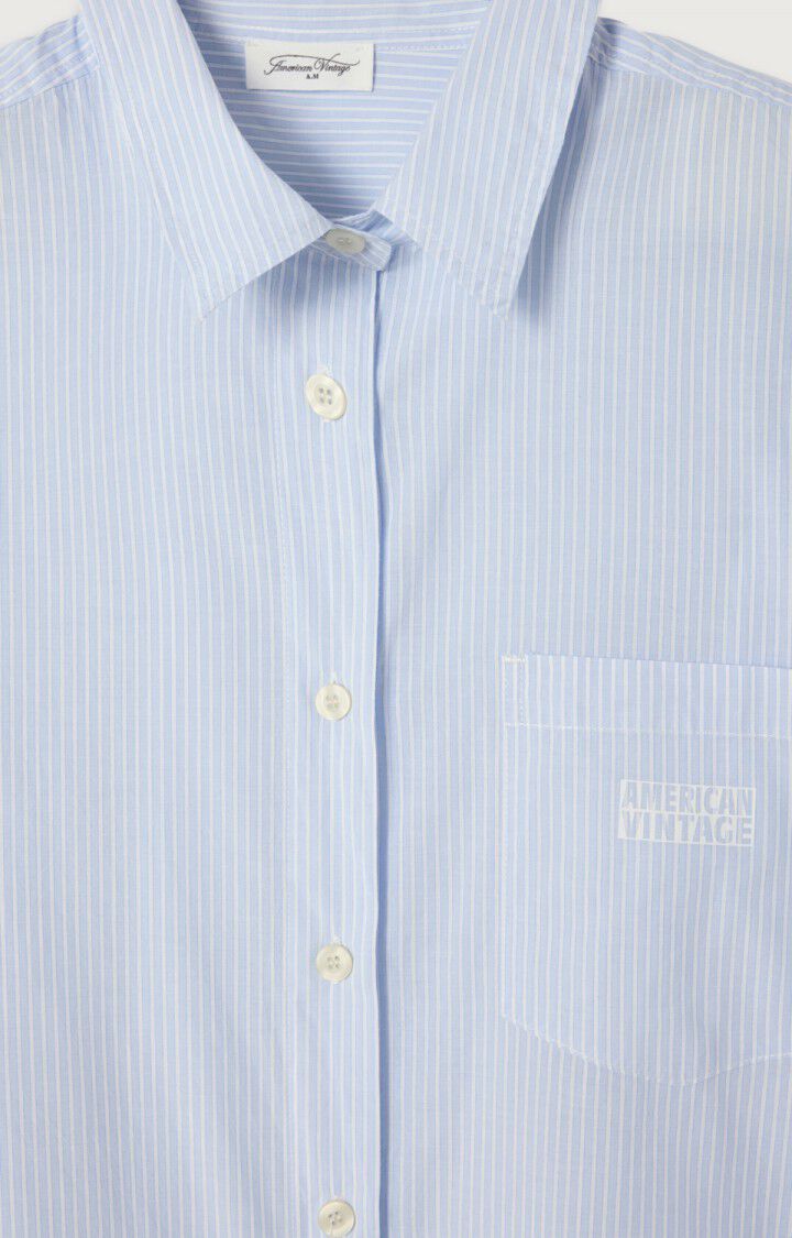Blouses lange mouw blauw American Vintage