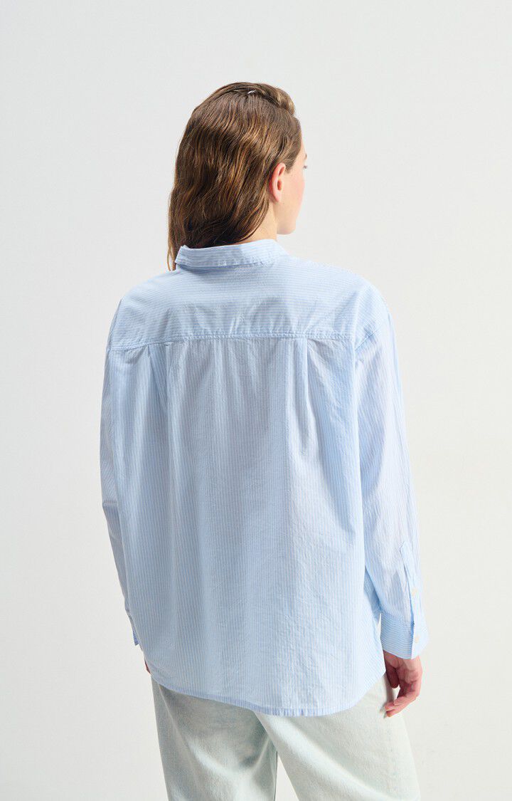 Blouses lange mouw blauw American Vintage