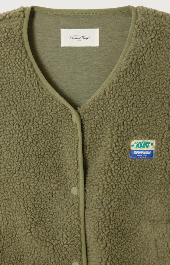 Bodywarmers groen American Vintage