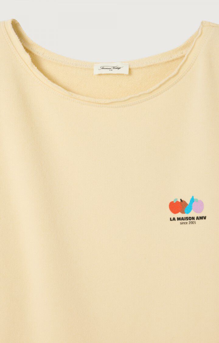 T-shirts korte mouw beige American Vintage